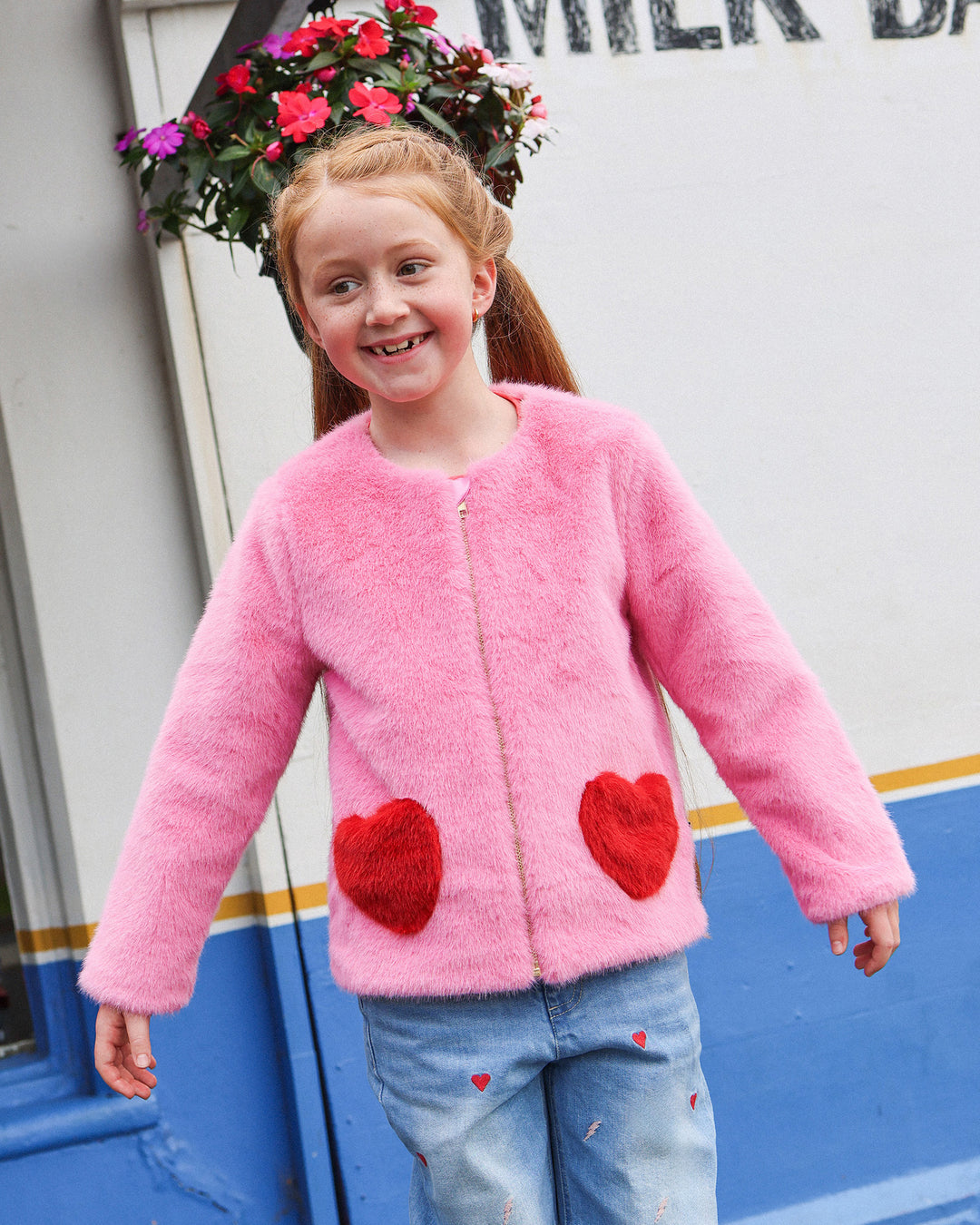 HEARTS SWEET FUR JACKET | Rock Your Baby