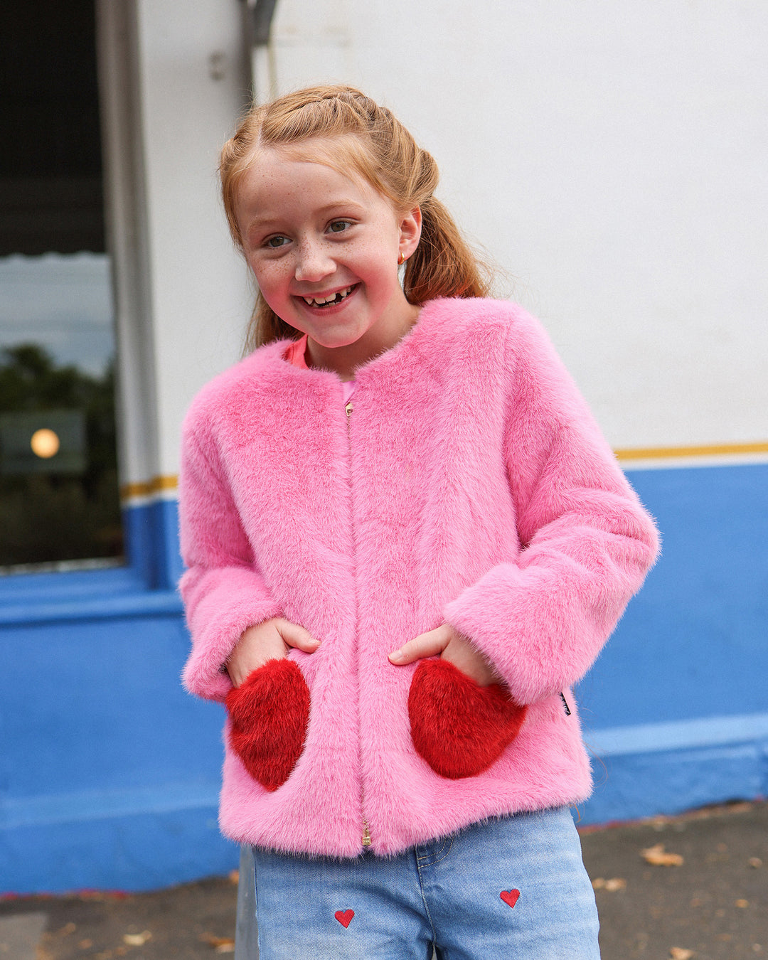 HEARTS SWEET FUR JACKET