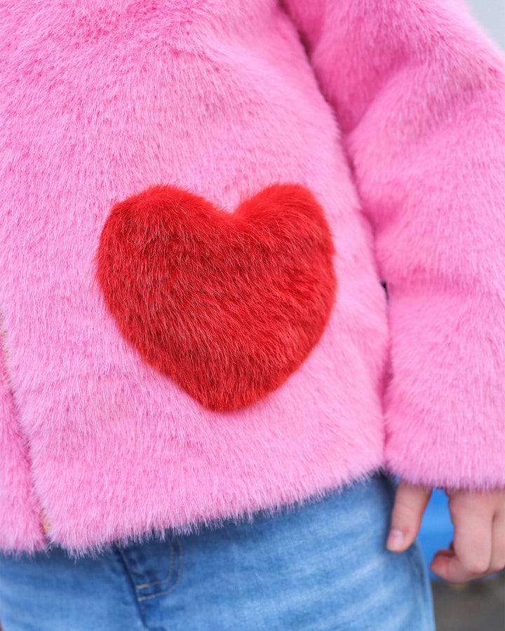 HEARTS SWEET FUR JACKET