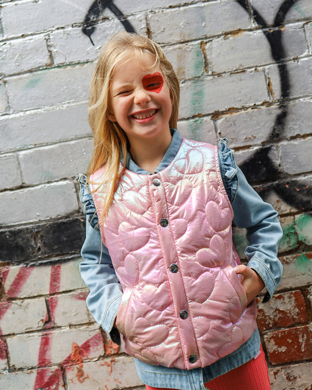 WILD AT HEART CELESTE PUFFER VEST