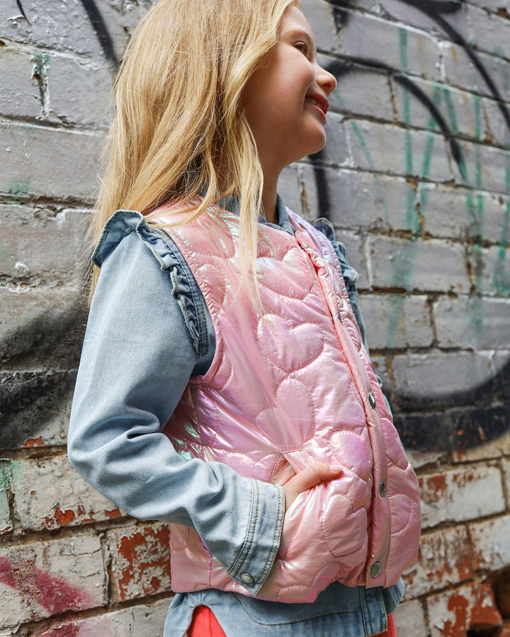 WILD AT HEART CELESTE PUFFER VEST