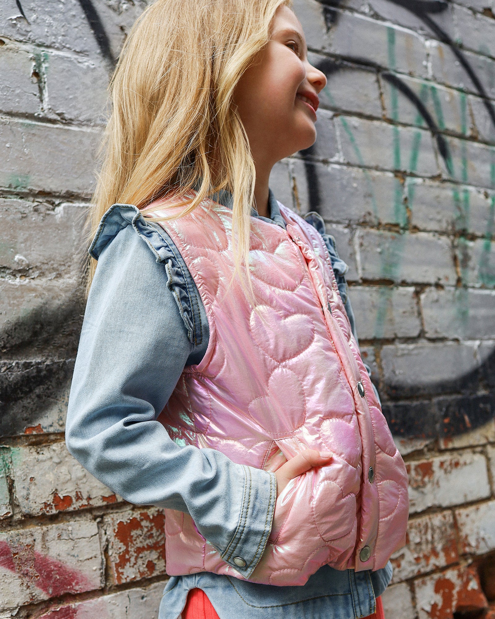 WILD AT HEART CELESTE PUFFER VEST