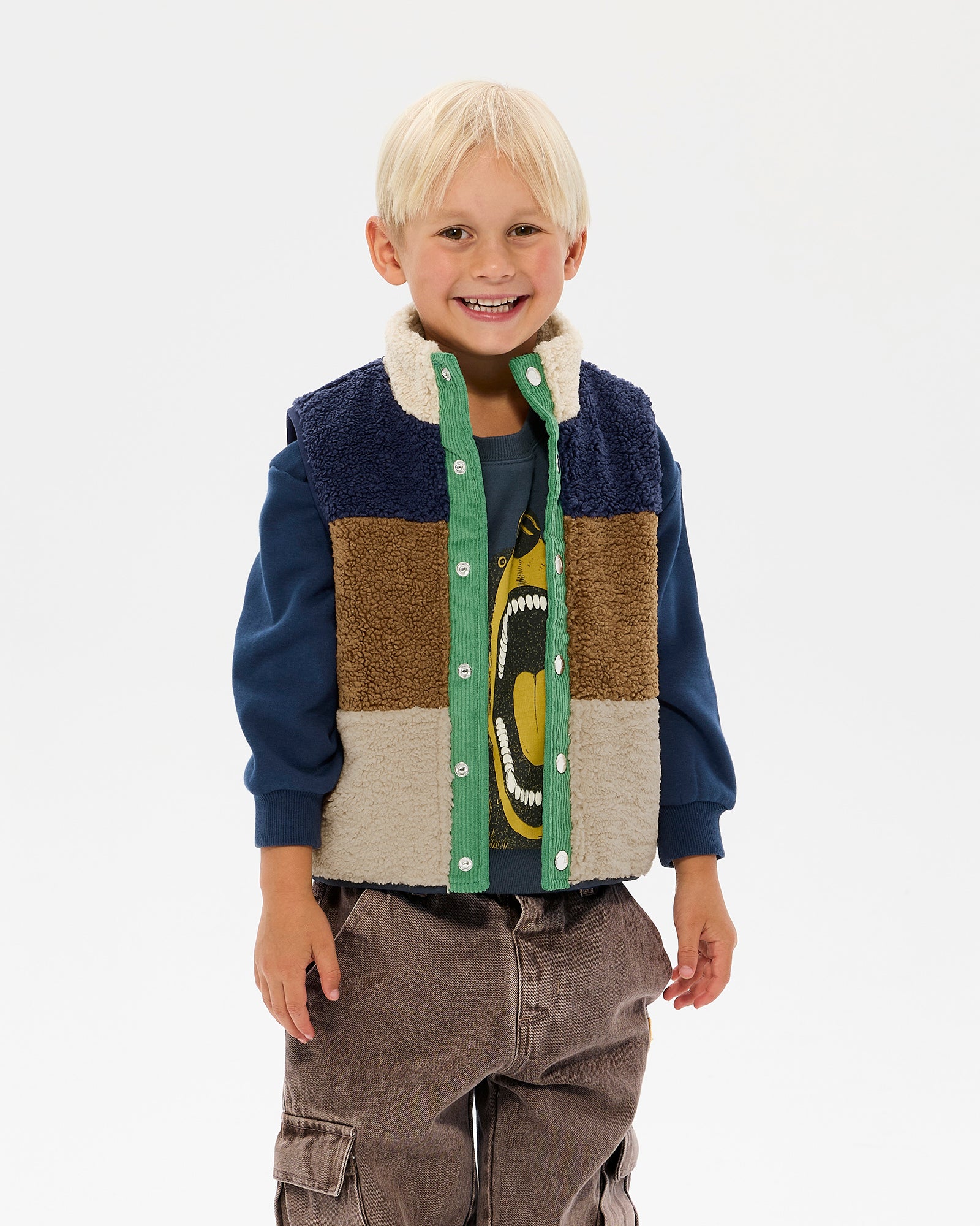 HAPPY CAMPER LEO PUFFER VEST