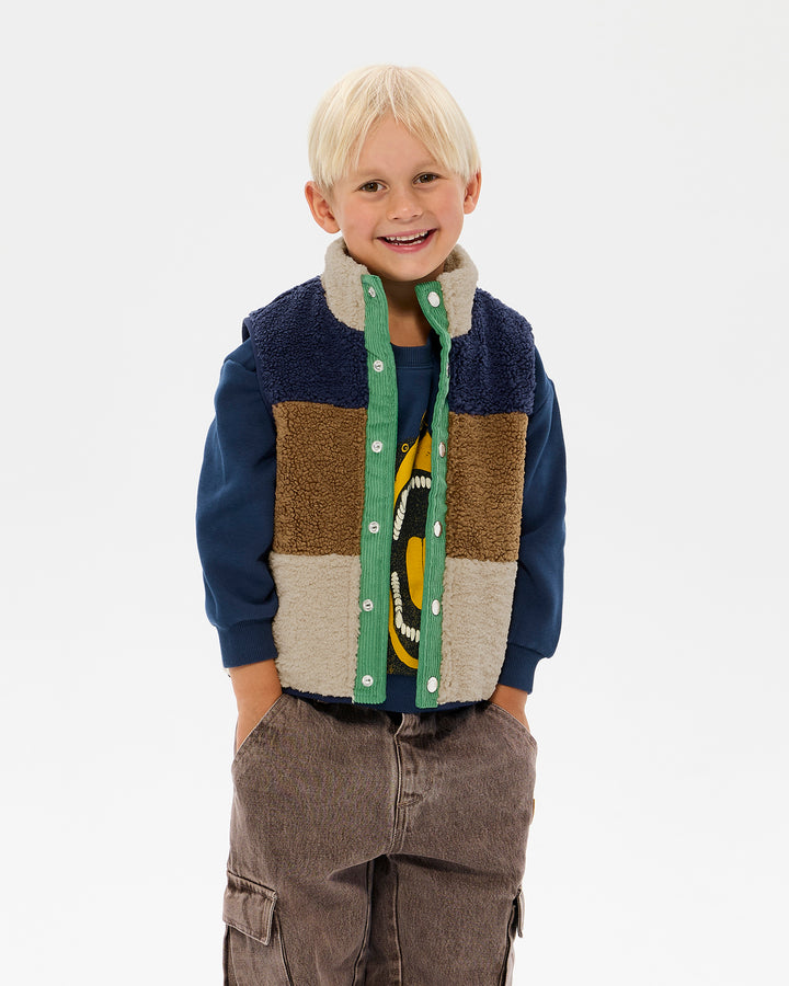 HAPPY CAMPER LEO PUFFER VEST | Rock Your Baby