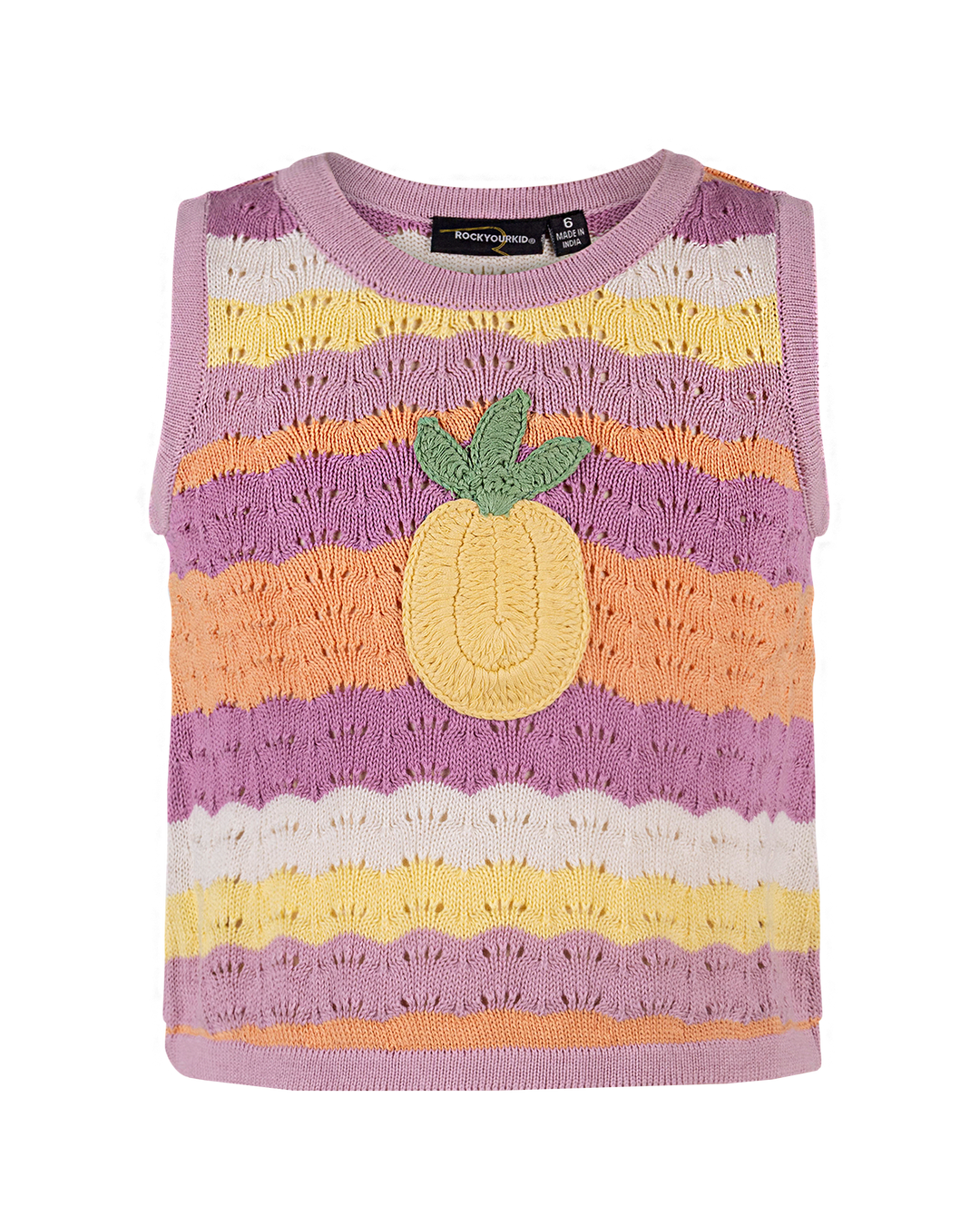 LA MER CROCHET TANK IN STRIPE | Rock Your Baby