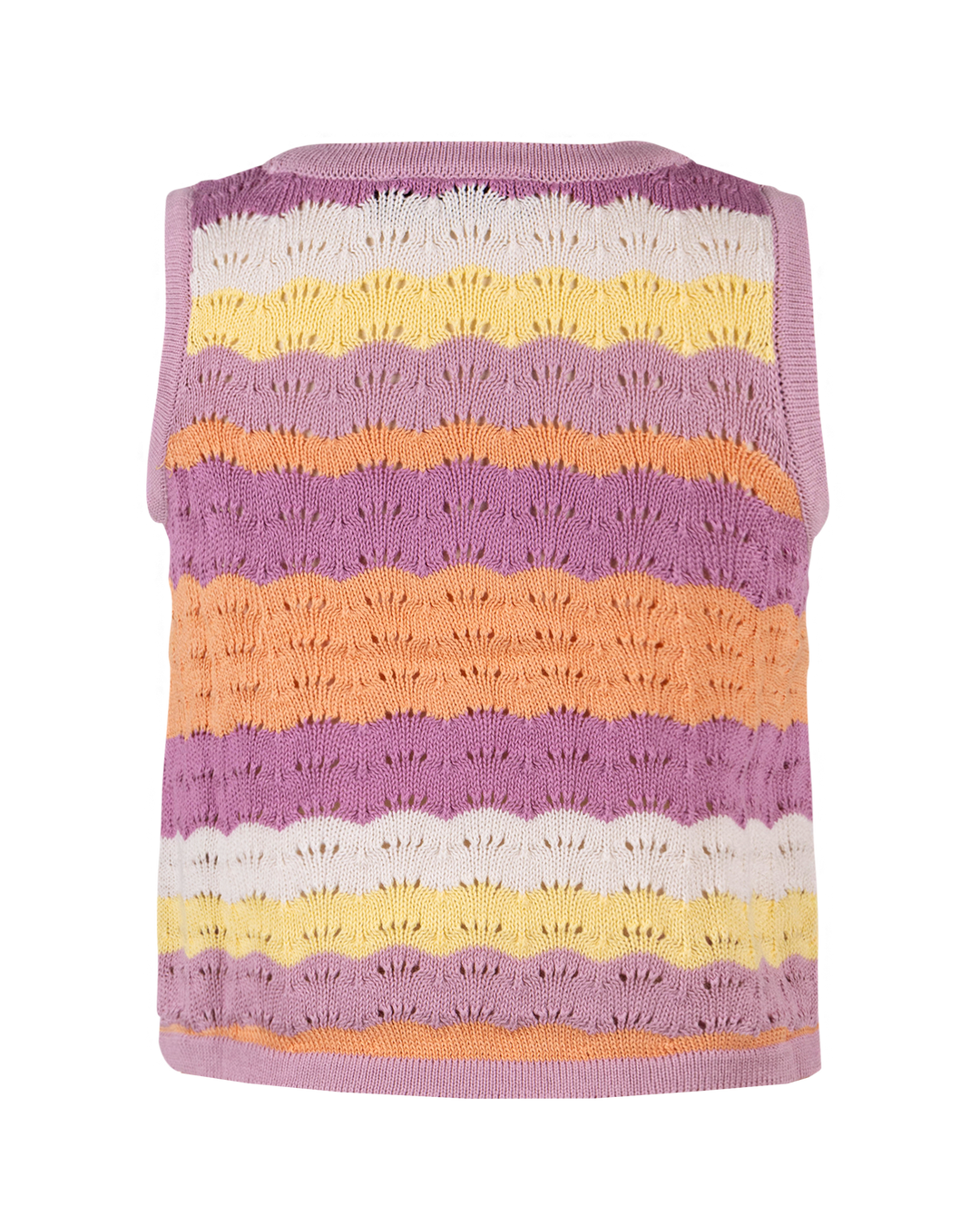 LA MER CROCHET TANK IN STRIPE