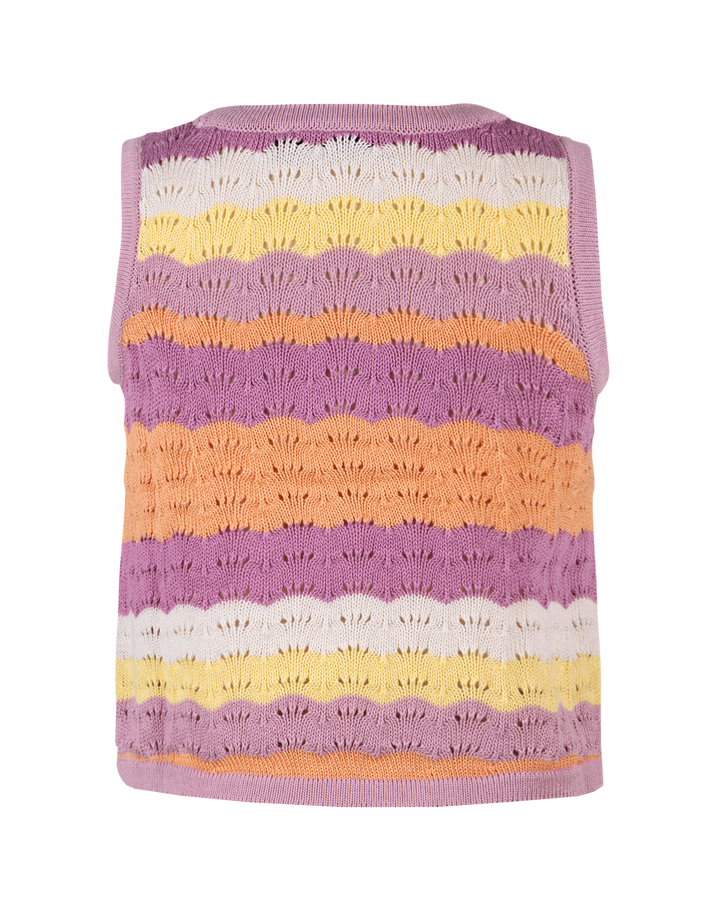 LA MER CROCHET TANK IN STRIPE
