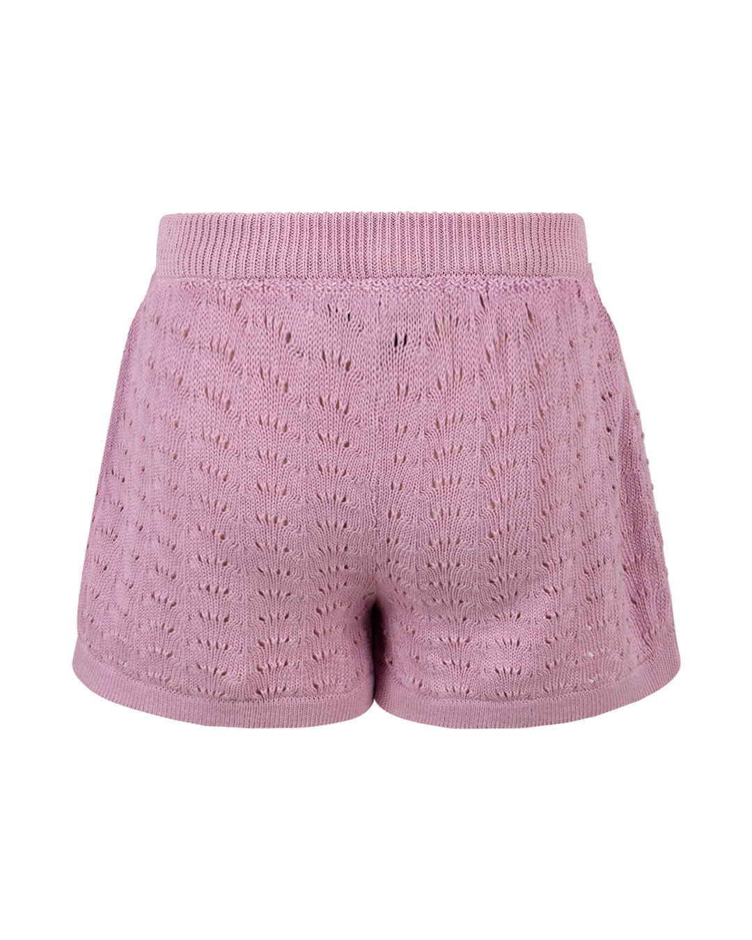 LA MER CROCHET SHORT IN ICE PINK