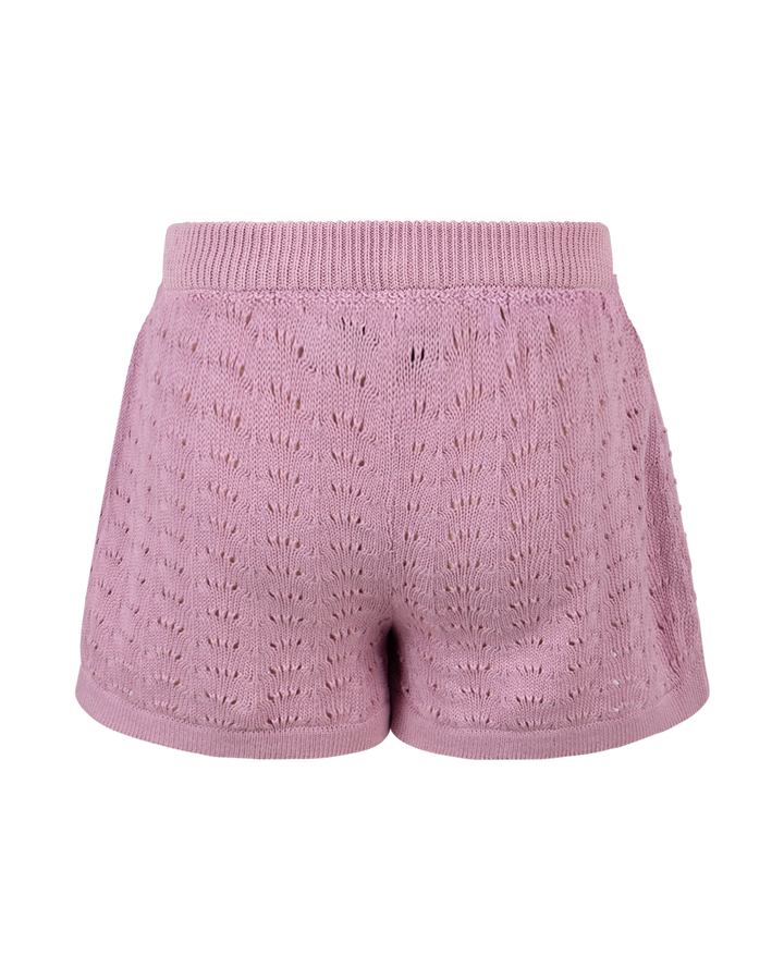 LA MER CROCHET SHORT IN ICE PINK