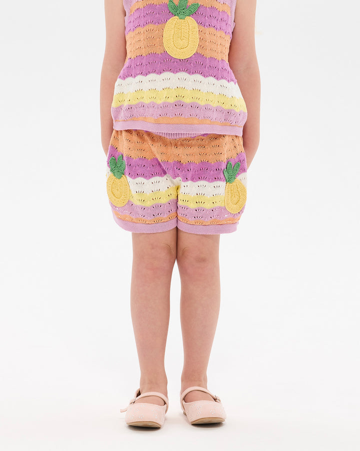 LA MER CROCHET SHORT IN STRIPE | Rock Your Baby