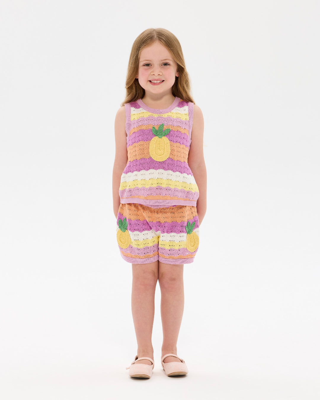 LA MER CROCHET SHORT IN STRIPE