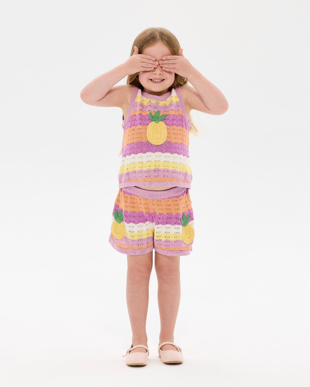 LA MER CROCHET SHORT IN STRIPE