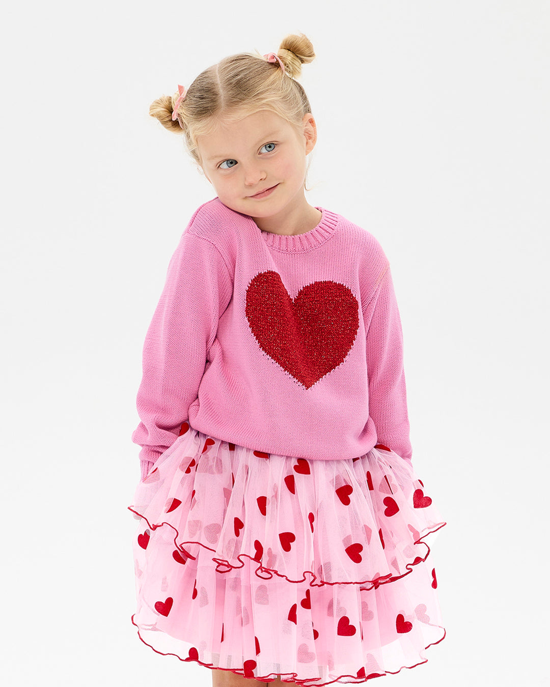 METALLIC HEART NIAMH JUMPER
