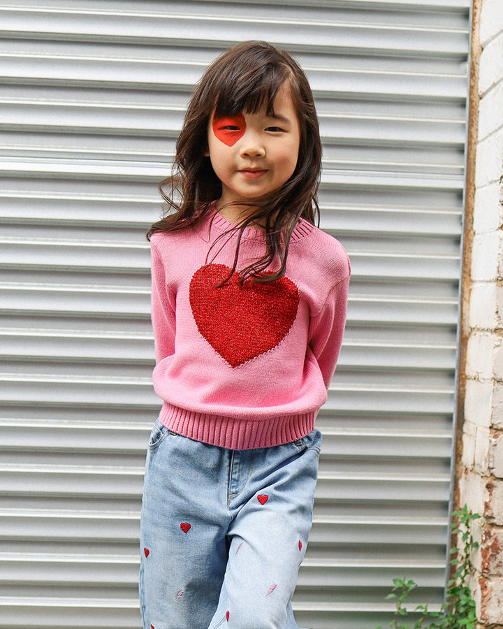 METALLIC HEART NIAMH JUMPER