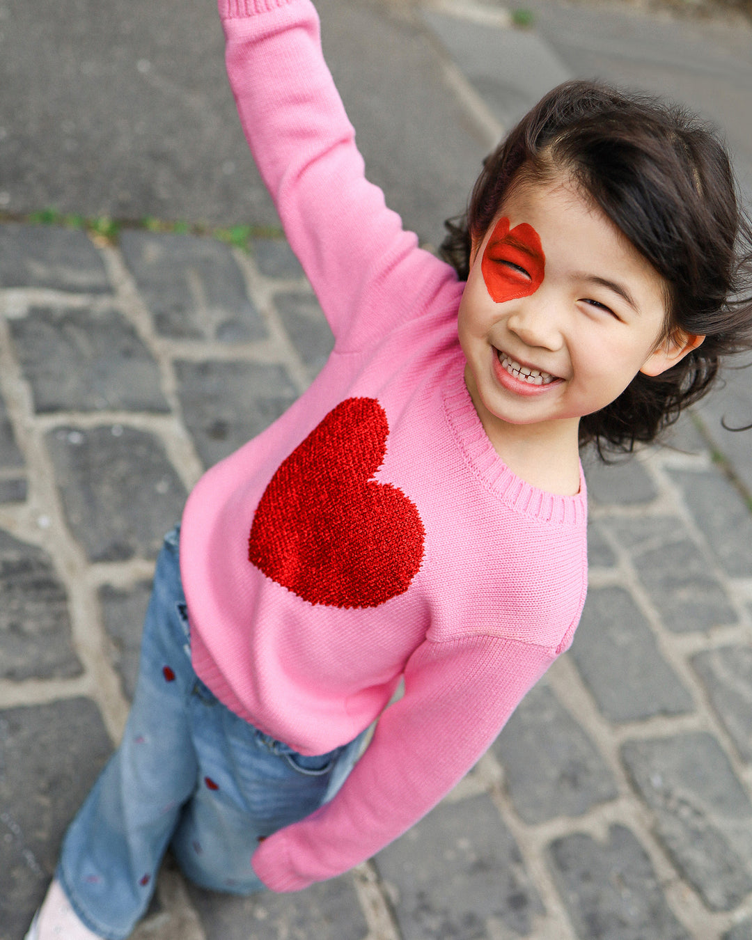 METALLIC HEART NIAMH JUMPER