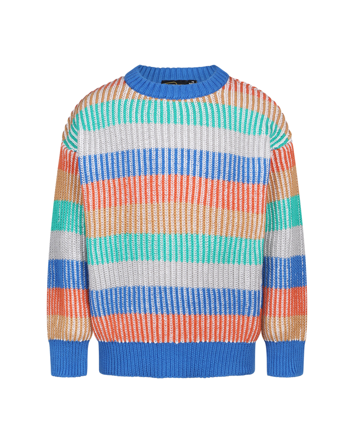 HAPPY CAMPER STRIPE MICAH SWEATER