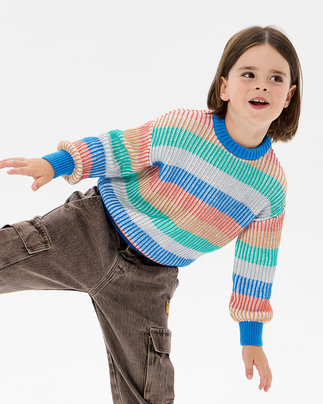 HAPPY CAMPER STRIPE MICAH SWEATER
