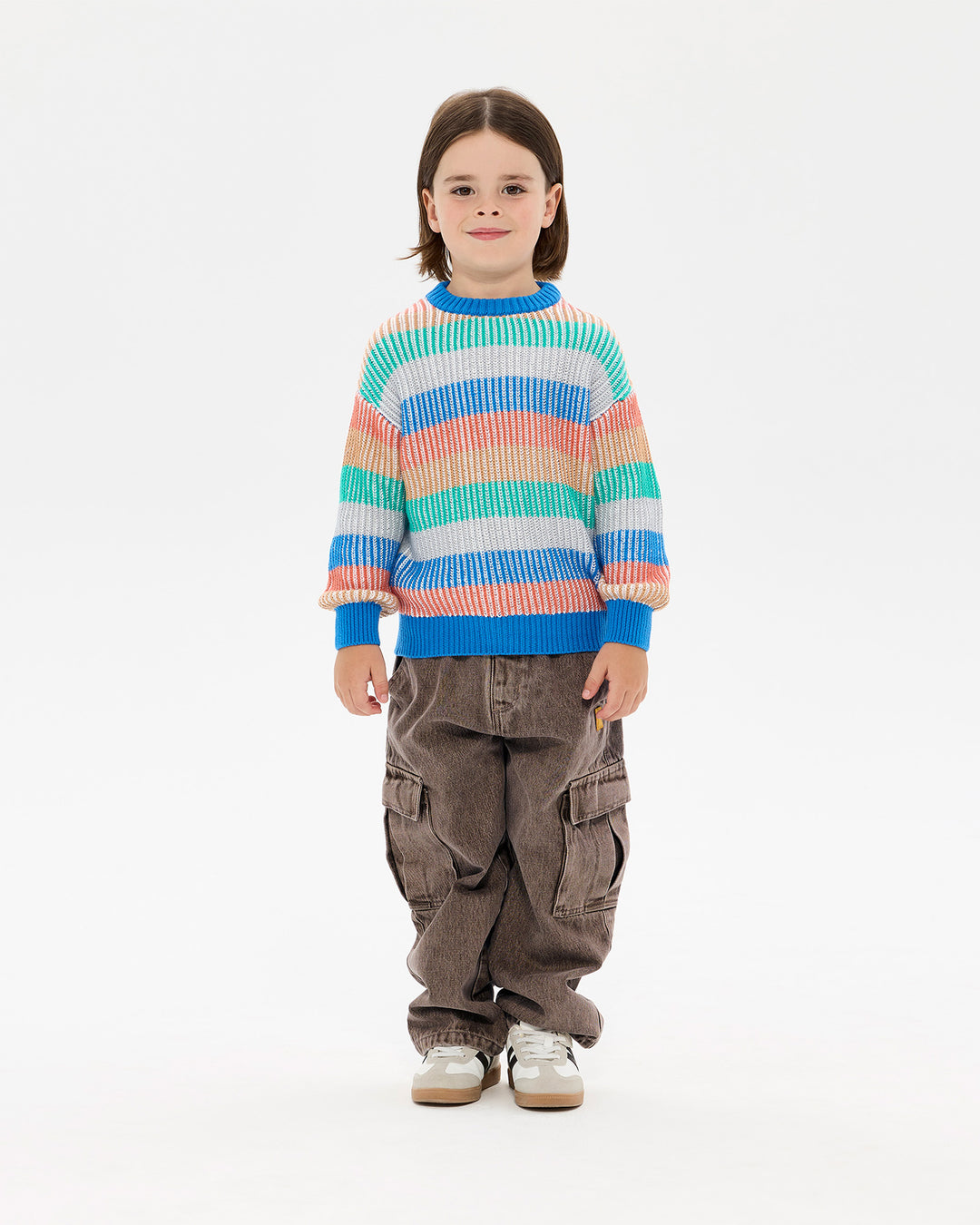HAPPY CAMPER STRIPE MICAH SWEATER
