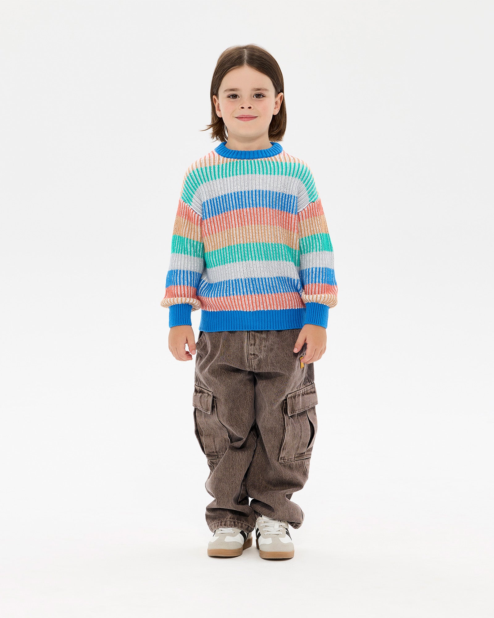 HAPPY CAMPER STRIPE MICAH SWEATER