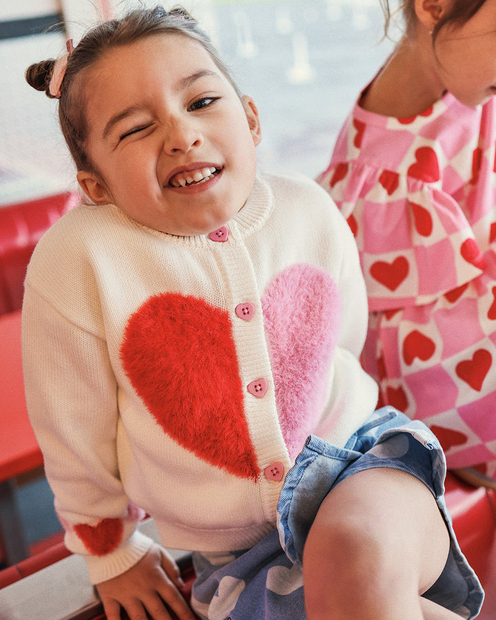 CUTIE CARDIGAN IN STRAWBERRY CREAM