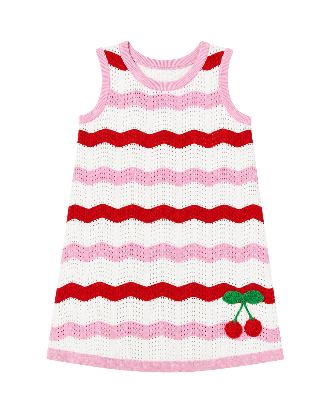 MAXINE CROCHET DRESS IN STRIPE