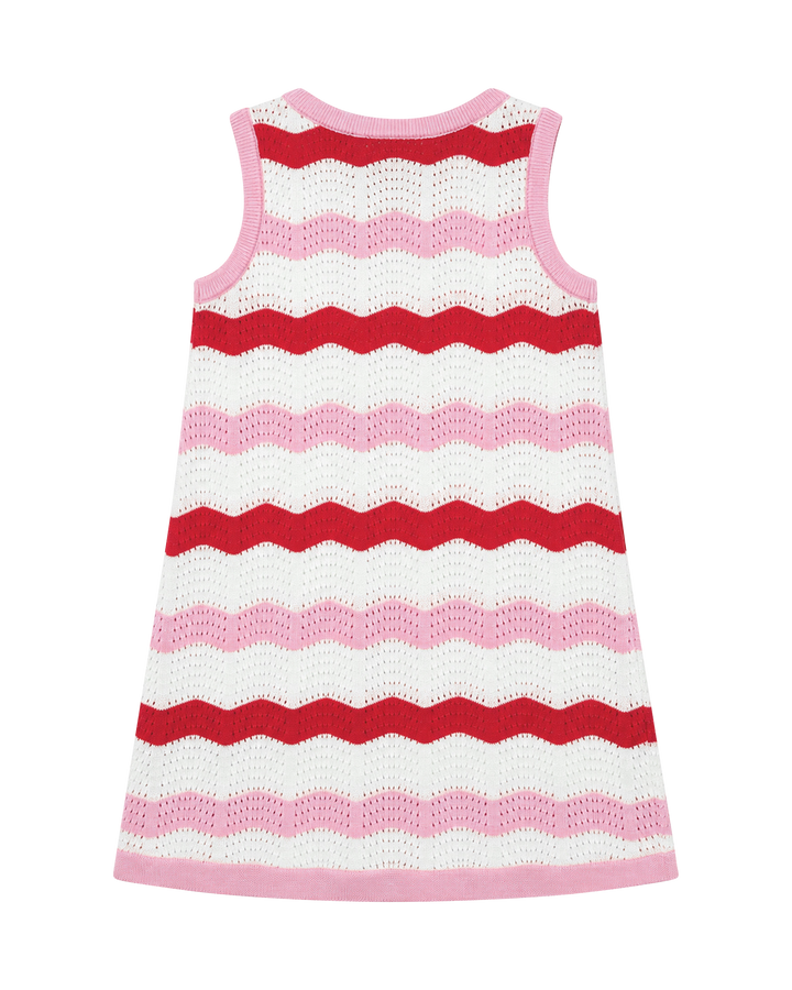 MAXINE CROCHET DRESS IN STRIPE