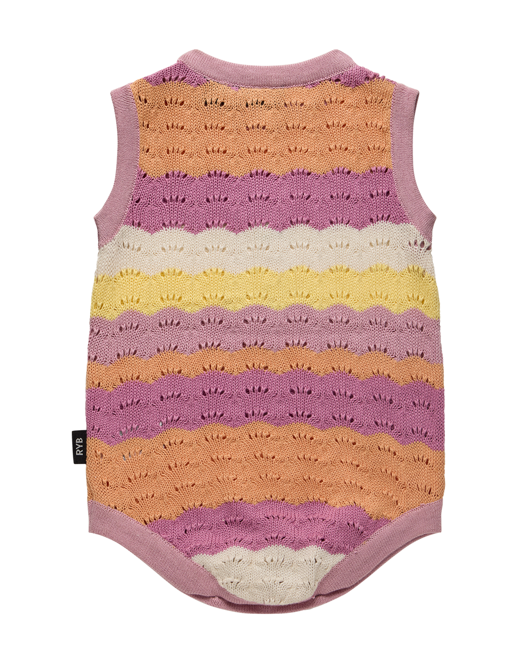 LA MER KNITTED ROMPER IN STRIPE