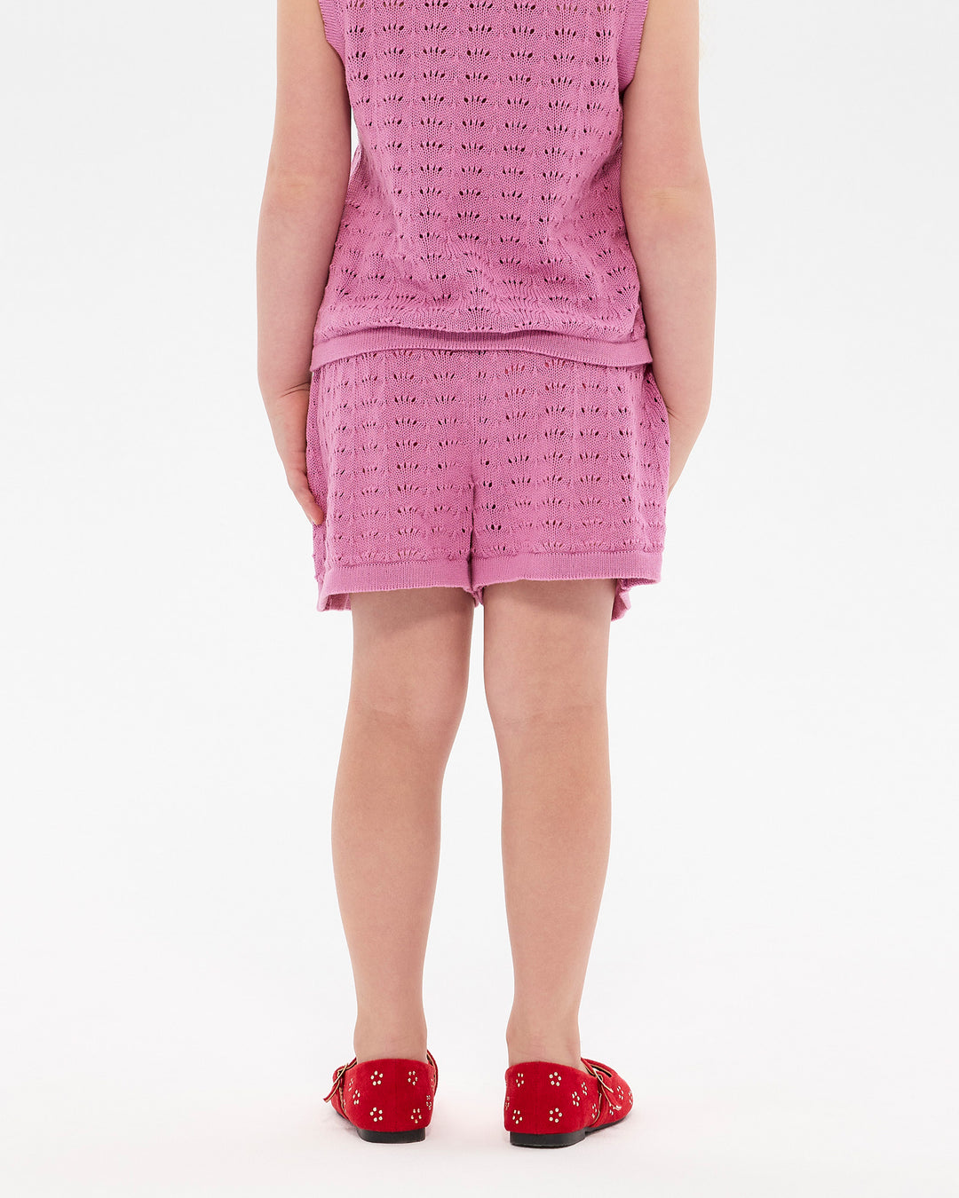 LA MER CROCHET SHORT IN PINK