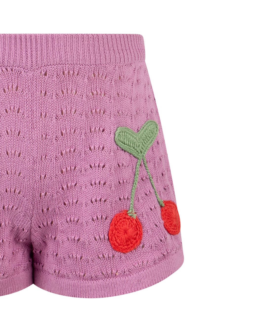 LA MER CROCHET SHORT IN PINK