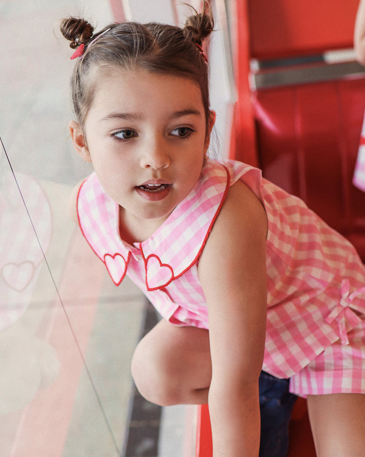 JESSIE SET IN PINK CHECK