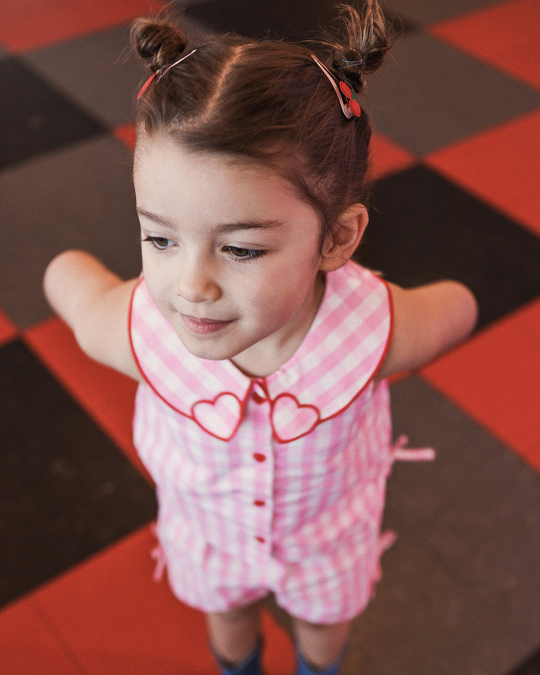 JESSIE SET IN PINK CHECK