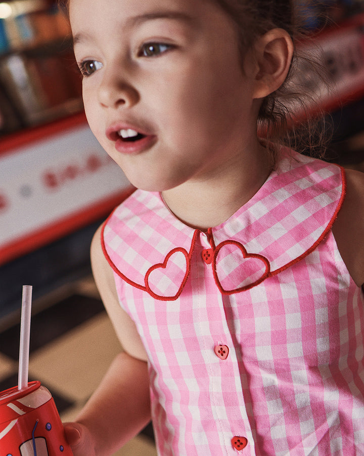 JESSIE SET IN PINK CHECK