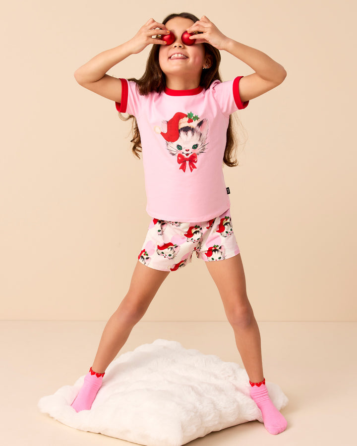 PIPPA SLEEP SET IN CREAM PINK