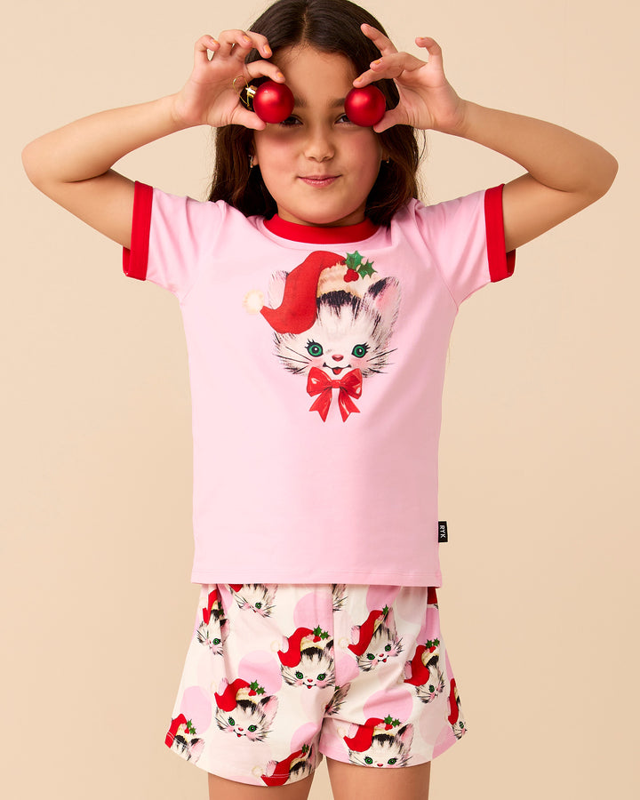 PIPPA SLEEP SET IN CREAM PINK
