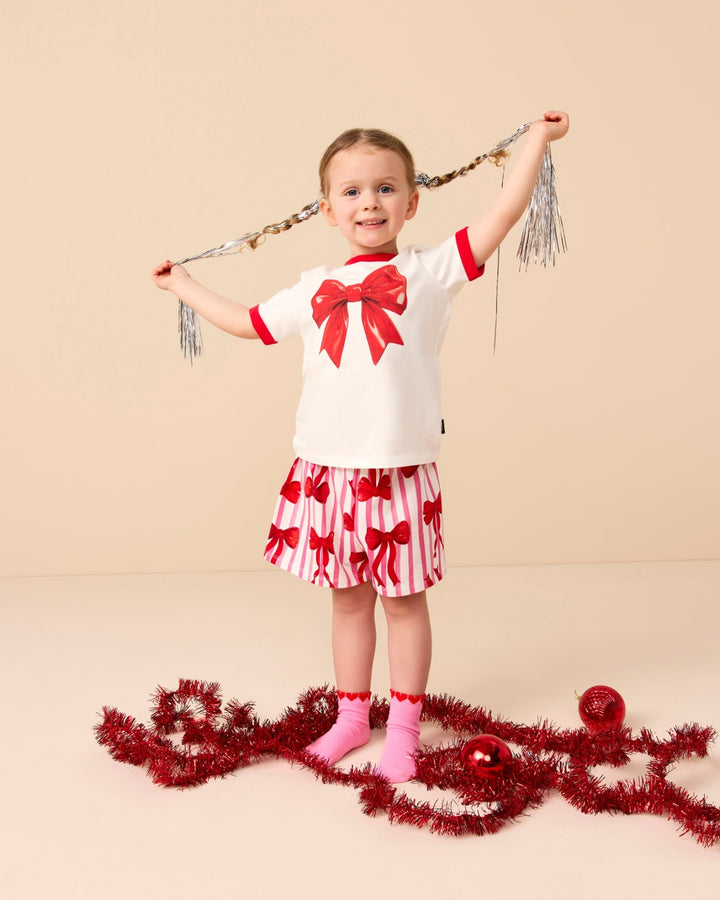 PIPPA SLEEP SET IN PINK CLAY STRIPE