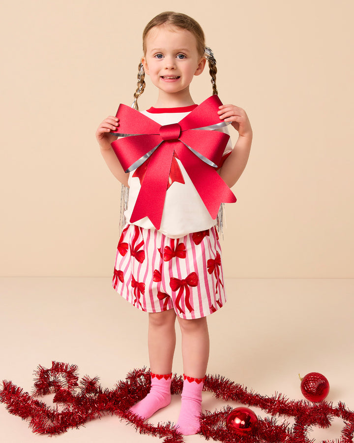 PIPPA SLEEP SET IN PINK CLAY STRIPE