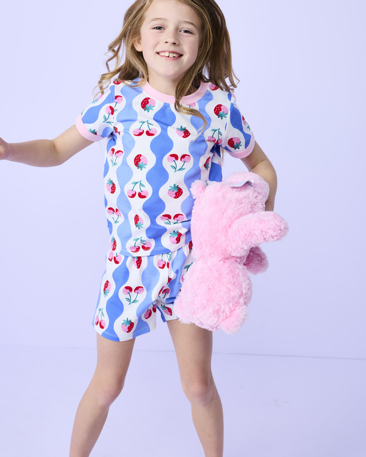 Pippa Sleep Set in Summer Fruity - Rock Your Kid girls pyjamas, view 2