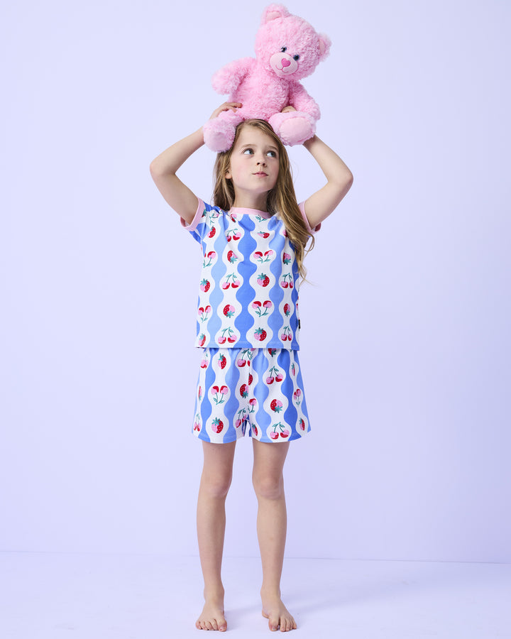 Pippa Sleep Set in Summer Fruity - Rock Your Kid girls pyjamas, view 3