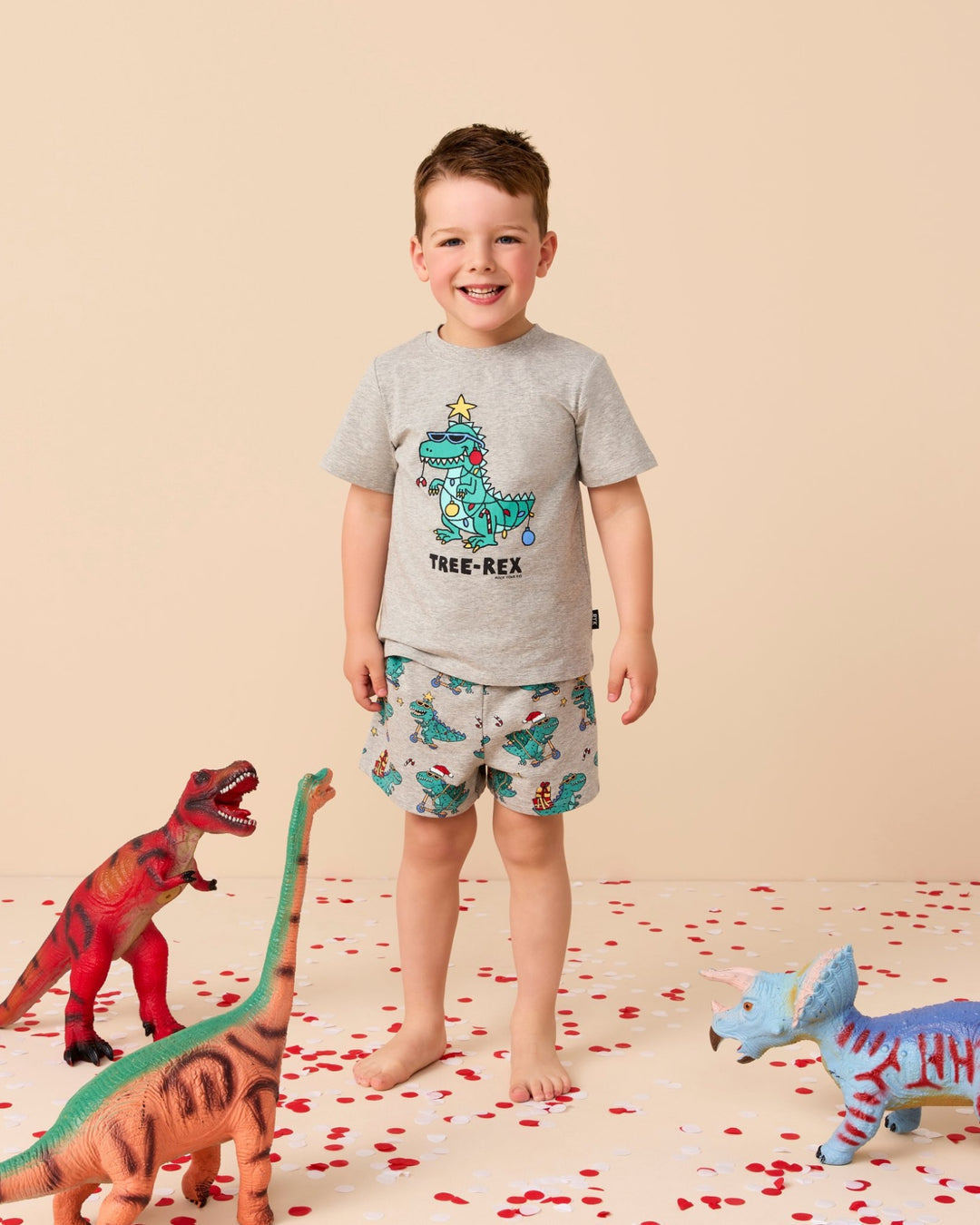 Chase Sleep Set in Grey - Rock Your Kid boys pyjamas, view 2