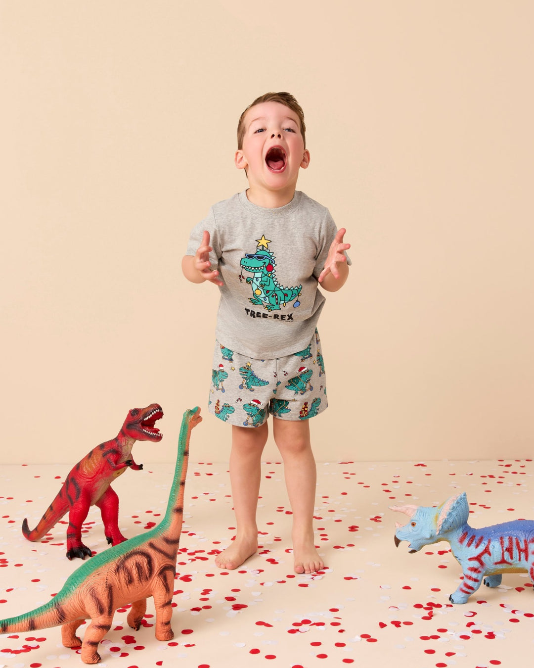 Chase Sleep Set in Grey - Rock Your Kid boys pyjamas
