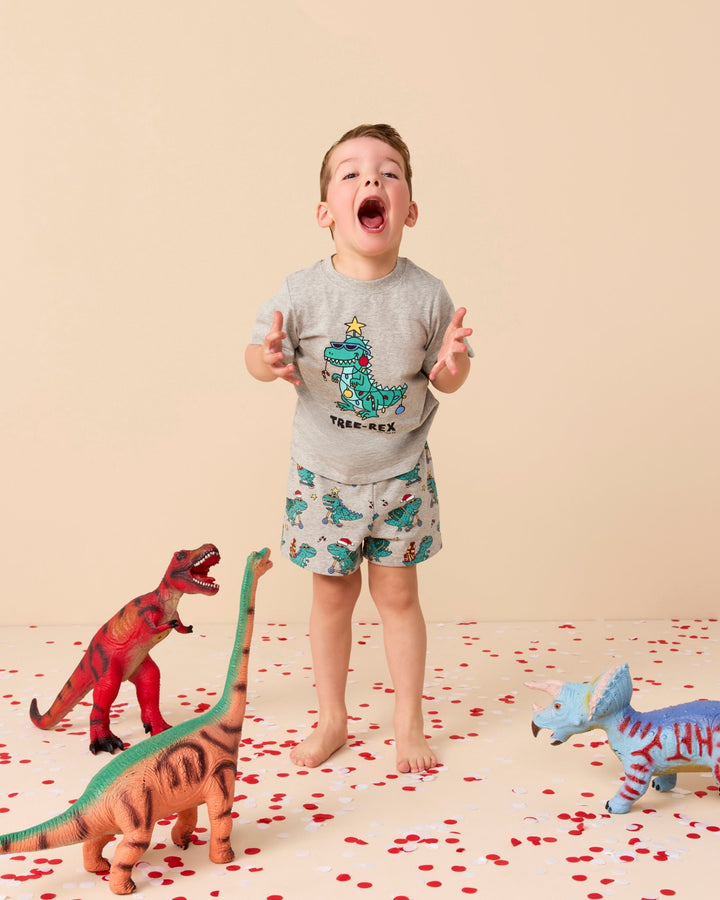 Chase Sleep Set in Grey - Rock Your Kid boys pyjamas