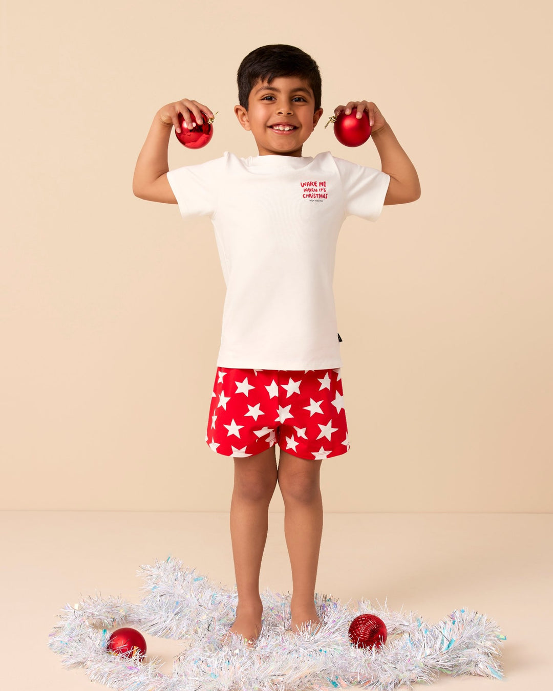 Chase Sleep Set in Holiday Red - Rock Your Kid boys pyjamas
