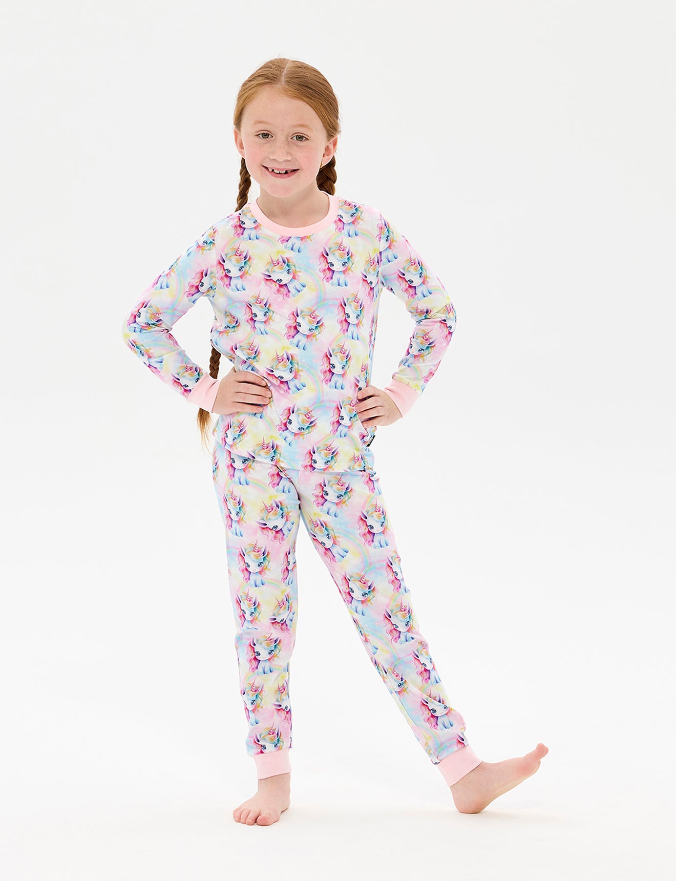 UNICORN PONY LONG SLEEVE CLARA SLEEP SET | Rock Your Baby