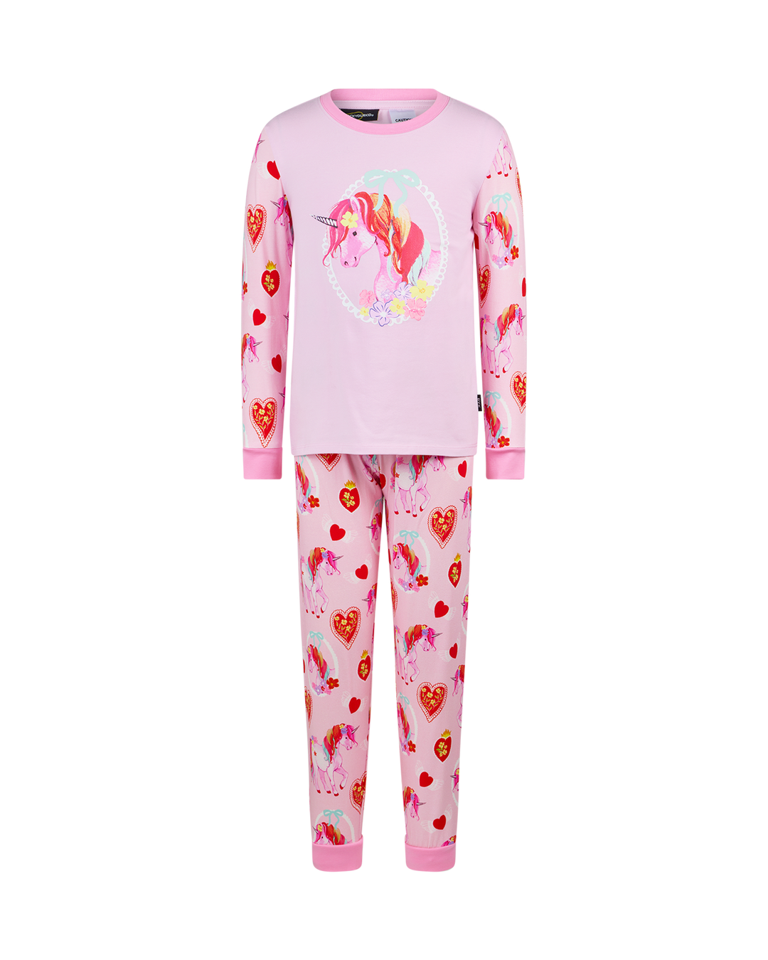 UNICORN HEARTS LONG SLEEVE BELLE SLEEP SET