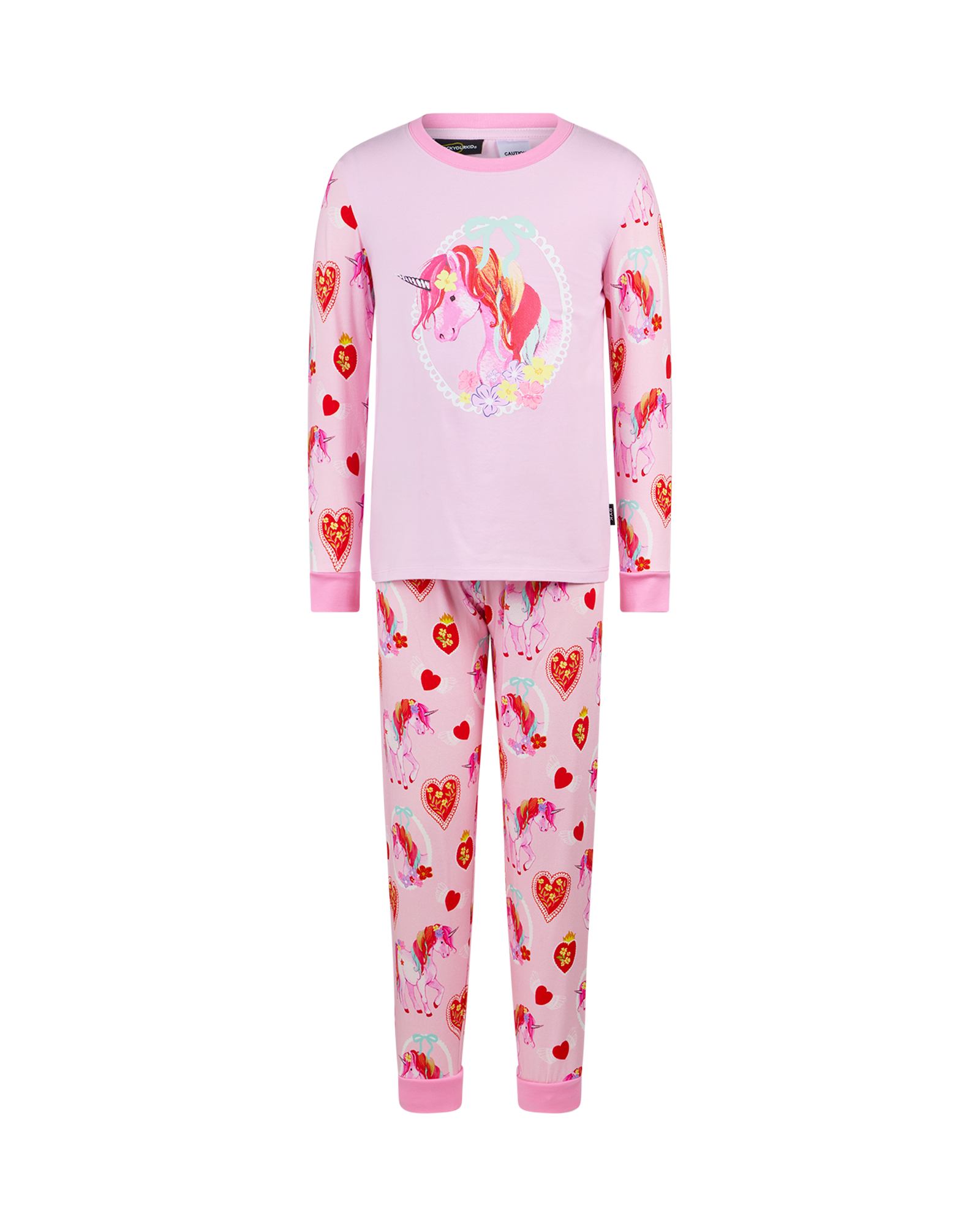 UNICORN HEARTS LONG SLEEVE BELLE SLEEP SET