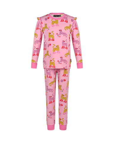 LEOPARD LONG SLEEVE ALICE SLEEP SET
