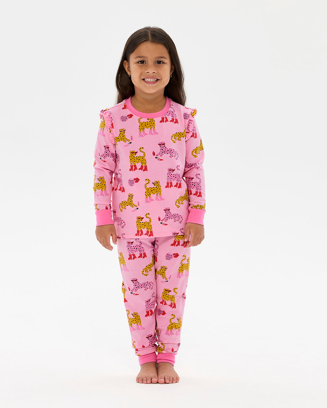 LEOPARD LONG SLEEVE ALICE SLEEP SET