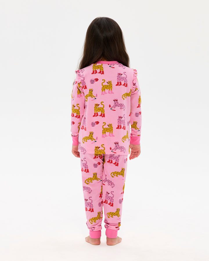 LEOPARD LONG SLEEVE ALICE SLEEP SET