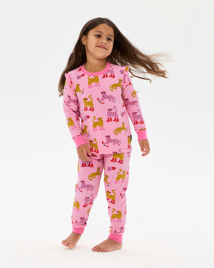 LEOPARD LONG SLEEVE ALICE SLEEP SET