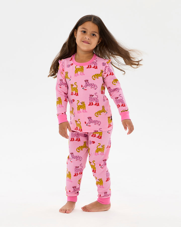 LEOPARD LONG SLEEVE ALICE SLEEP SET